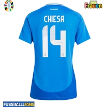 Italien Federico Chiesa #14 Heimtrikot Frauen EM 2024 Kurzarm